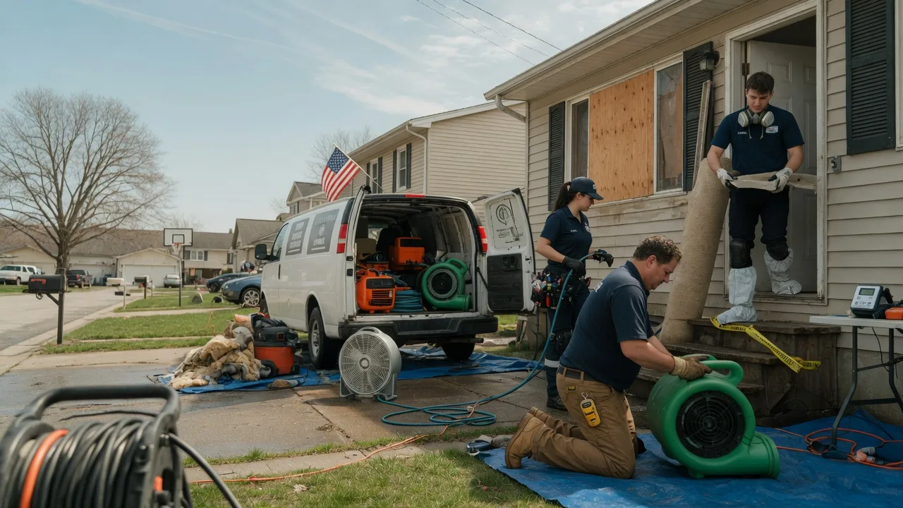 Water Damage Restoration in West Manchester, OH near me